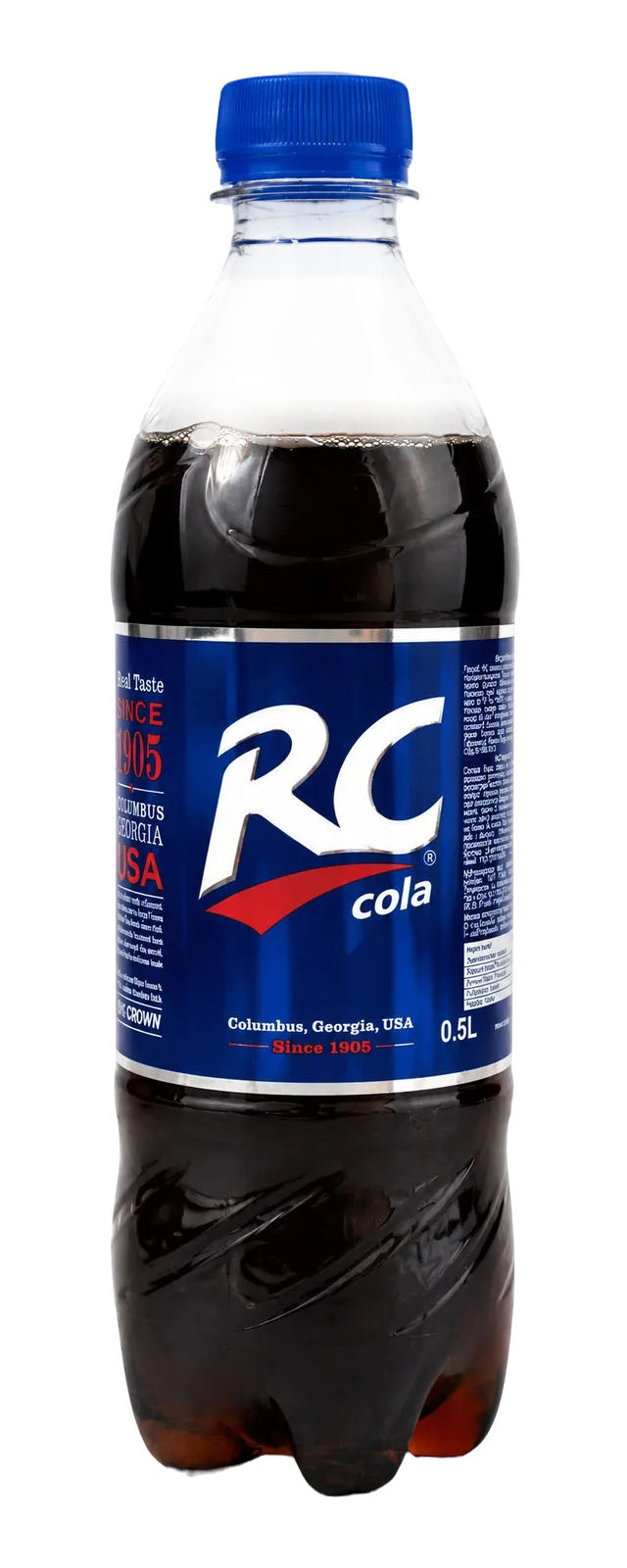 RC Cola in a 0.5 L PET bottle